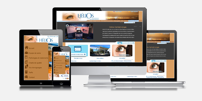Site ralis par Original Webmaker - Centre Ophtalmologie Hlios