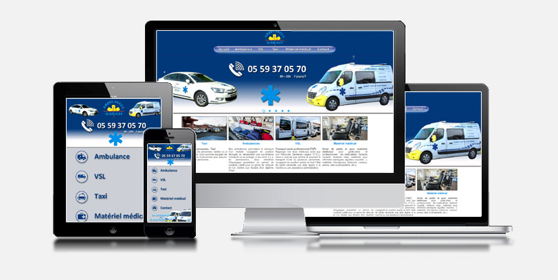 Site ralis par Original Webmaker - Ambulances Garazi